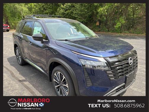 Deep Ocean Blue 2026 Nissan Pathfinder Platinum