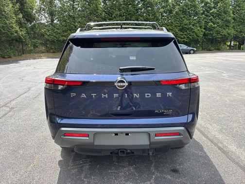 Deep Ocean Blue 2026 Nissan Pathfinder Platinum