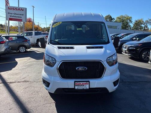 Oxford White 2024 Ford Transit-350 XLT
