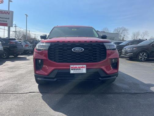 Red Metallic 2025 Ford Explorer ST-Line
