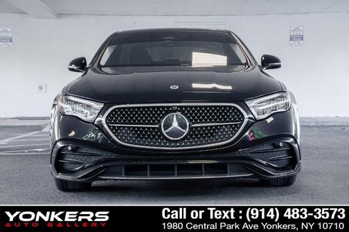 Black 2025 Mercedes-Benz E-Class E 350 4MATIC Sedan