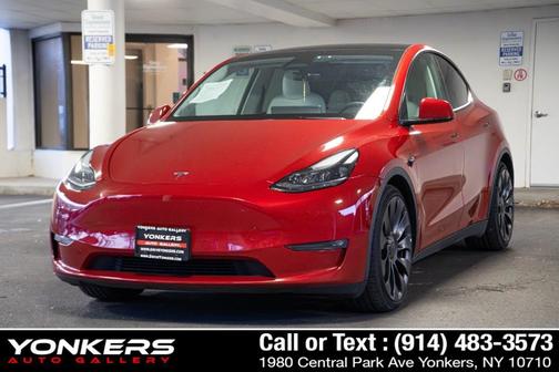 Red Multi-Coat 2023 Tesla Model Y Performance Dual Motor All-Wheel Drive