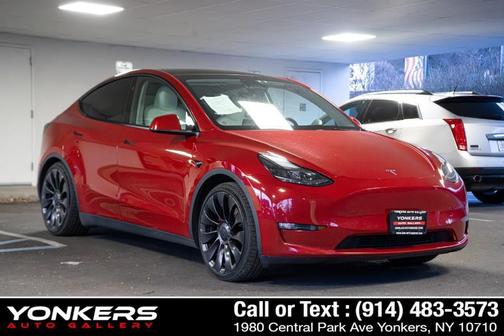 Red Multi-Coat 2023 Tesla Model Y Performance Dual Motor All-Wheel Drive