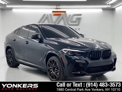 Carbon Black Metallic 2021 BMW X6 M Sports Activity Coupe