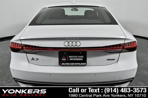 Glacier White Metallic 2022 Audi A7 55 Premium