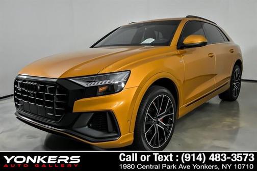 Dragon Orange Metallic 2022 Audi Q8 55 Premium Plus