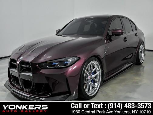 Wildberry Metallic 2023 BMW M3 Sedan - Wildberry Metallic with $30K Mods