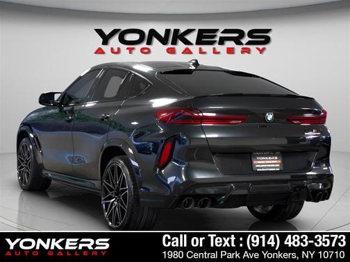 Black Sapphire Metallic 2021 BMW X6 M Sports Activity Coupe