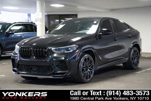 Black Sapphire Metallic 2021 BMW X6 M Sports Activity Coupe