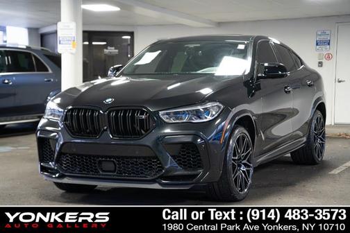 Black Sapphire Metallic 2021 BMW X6 M Sports Activity Coupe