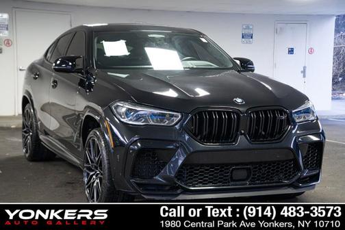 Black Sapphire Metallic 2021 BMW X6 M Sports Activity Coupe