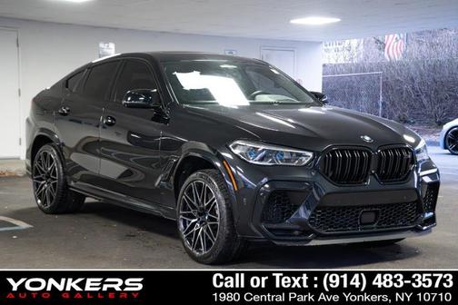 Black Sapphire Metallic 2021 BMW X6 M Sports Activity Coupe