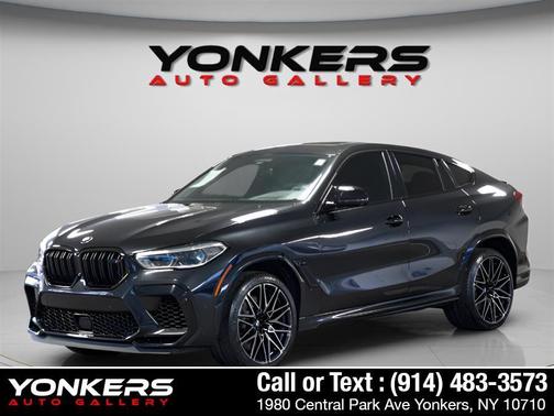 Black Sapphire Metallic 2021 BMW X6 M Sports Activity Coupe