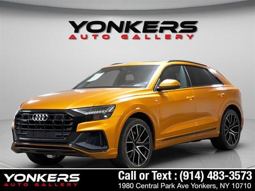 Dragon Orange Metallic 2019 Audi Q8 3.0T Premium