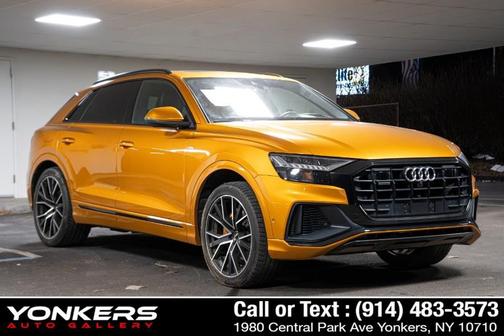 Dragon Orange Metallic 2019 Audi Q8 3.0T Premium