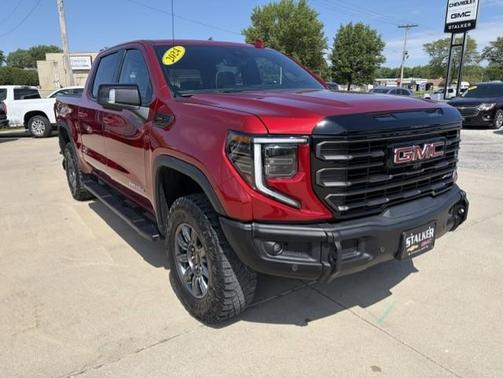 Volcanic Red 2024 GMC Sierra 1500 AT4X