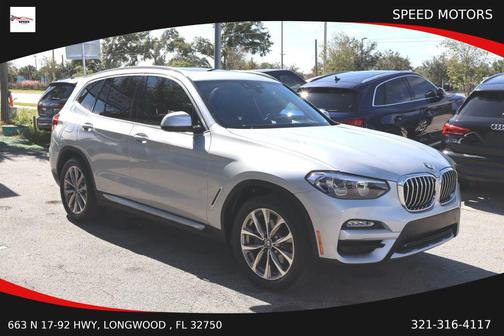 Glacier Silver Metallic 2019 BMW X3 sDrive30i