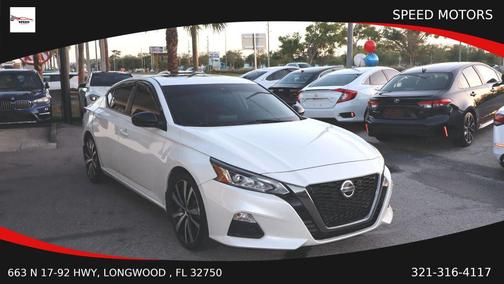 Pearl White Tricoat 2020 Nissan Altima SR VC-Turbo FWD