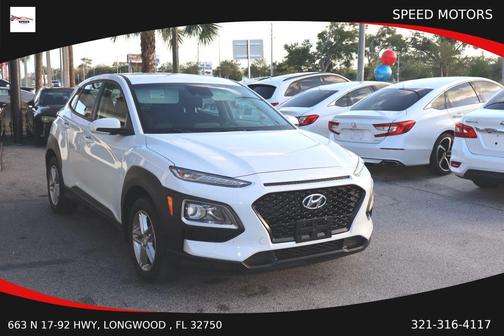 Chalk White 2019 Hyundai KONA SE