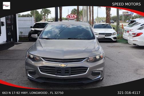 Gray 2017 Chevrolet Malibu 1LT