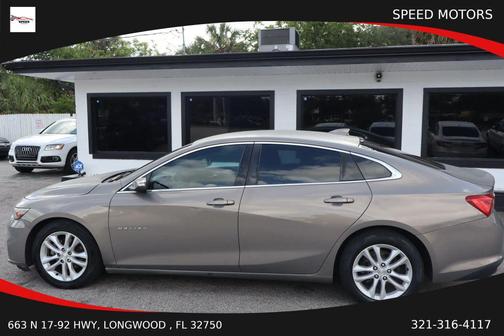 Gray 2017 Chevrolet Malibu 1LT