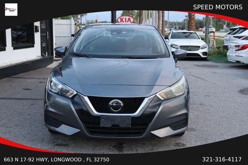Gun Metallic 2021 Nissan Versa 1.6 SV