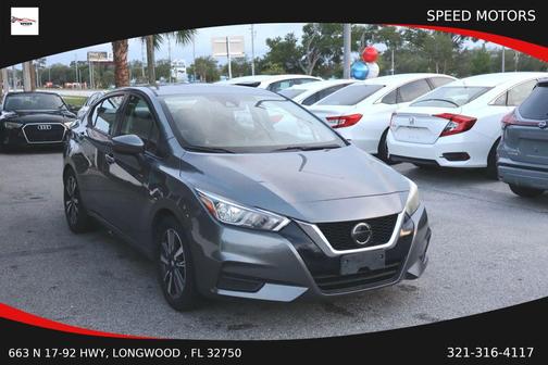 Gun Metallic 2021 Nissan Versa 1.6 SV