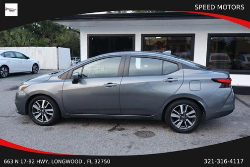 Gun Metallic 2021 Nissan Versa 1.6 SV