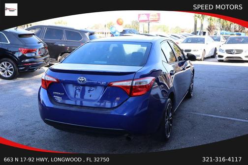 Blue Crush Metallic 2014 Toyota Corolla S Plus