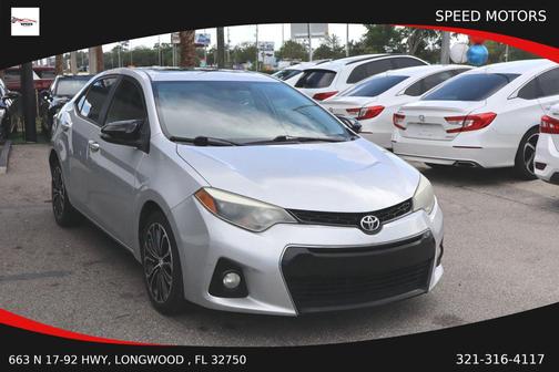 Classic Silver Metallic 2015 Toyota Corolla S Plus