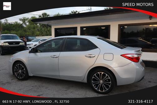 Classic Silver Metallic 2015 Toyota Corolla S Plus