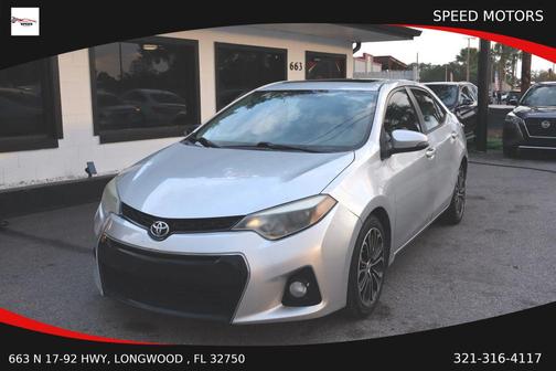 Classic Silver Metallic 2015 Toyota Corolla S Plus
