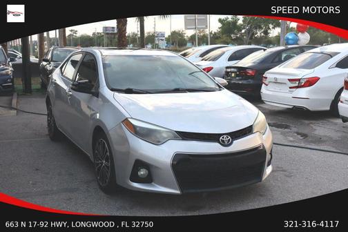 Classic Silver Metallic 2015 Toyota Corolla S Plus