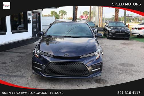 Blue 2022 Toyota Corolla SE