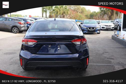 Blue 2022 Toyota Corolla SE