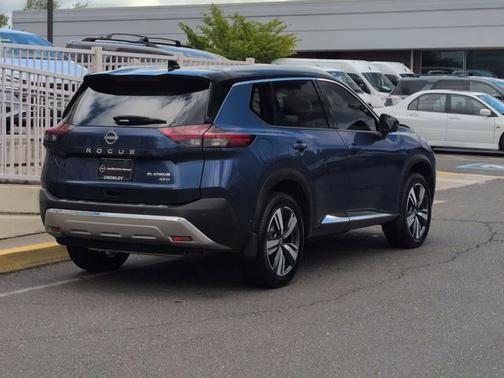 2 Tone Blue / Black 2023 Nissan Rogue Platinum
