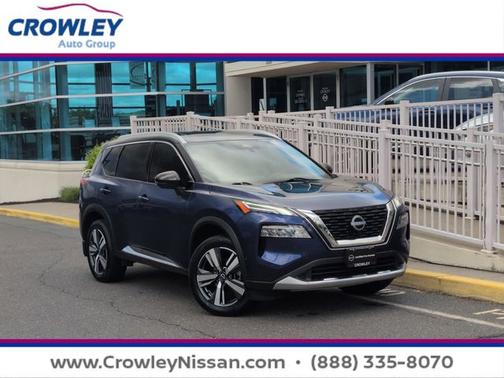 2 Tone Blue / Black 2023 Nissan Rogue Platinum
