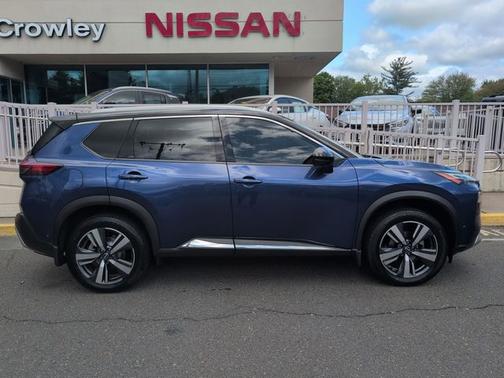2 Tone Blue / Black 2023 Nissan Rogue Platinum