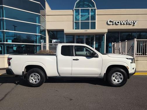 Glacier White 2023 Nissan Frontier S