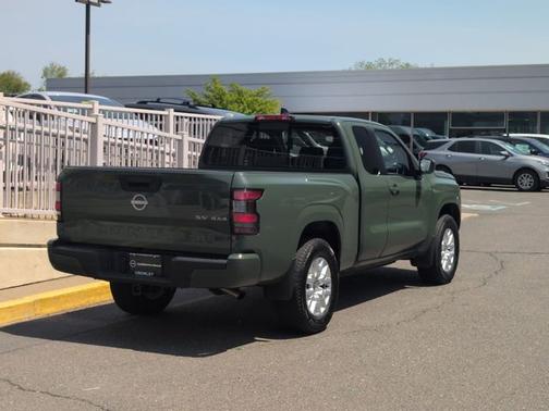 Tactical Green Metallic 2024 Nissan Frontier SV