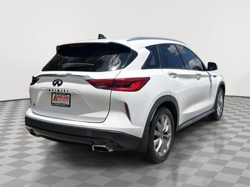 Lunar White 2020 INFINITI QX50 LUXE