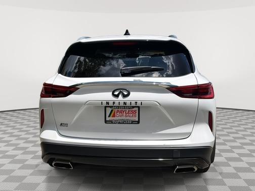 Lunar White 2020 INFINITI QX50 LUXE