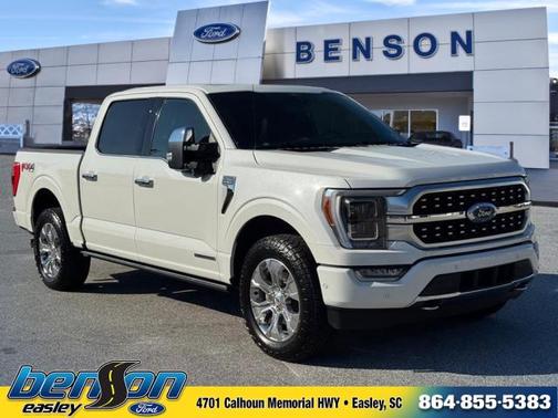 White Metallic 2021 Ford F-150 Platinum