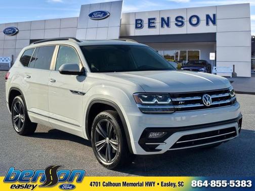 Pure White 2020 Volkswagen Atlas 3.6 V6 SE R-Line
