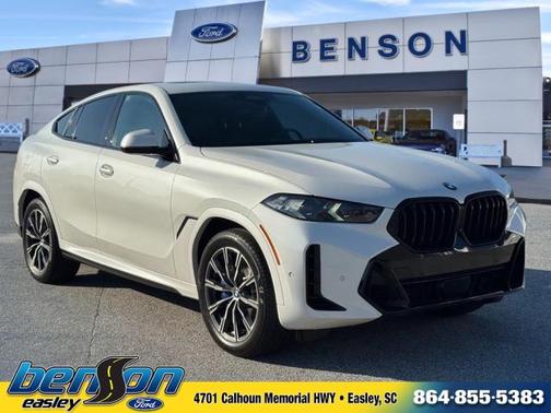 White Metallic 2024 BMW X6 xDrive40i
