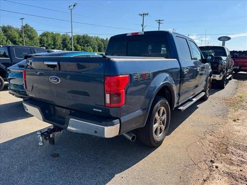 Blue 2018 Ford F-150 Lariat