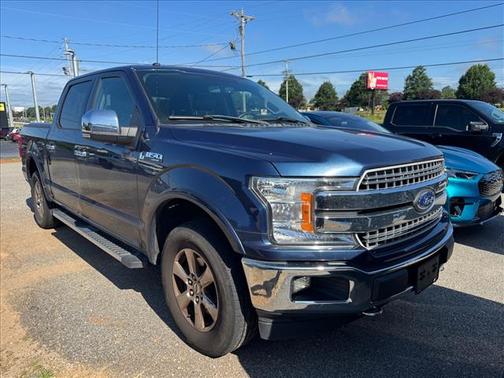 Blue 2018 Ford F-150 Lariat