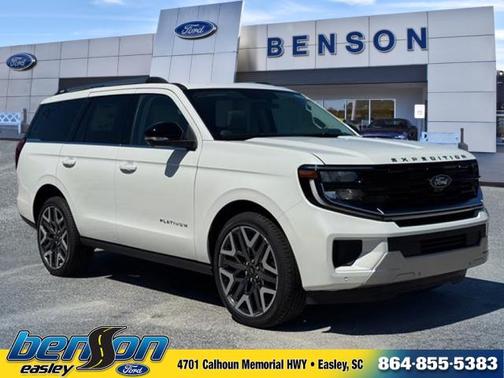 White Metallic 2026 Ford Expedition Platinum