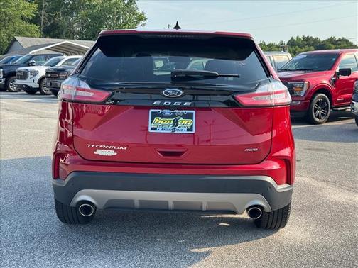 Red Metallic 2024 Ford Edge Titanium