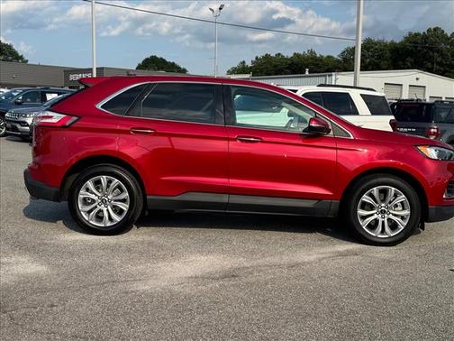 Red Metallic 2024 Ford Edge Titanium